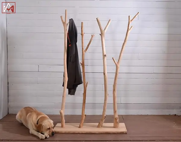 چوب لباسی طرح درخت